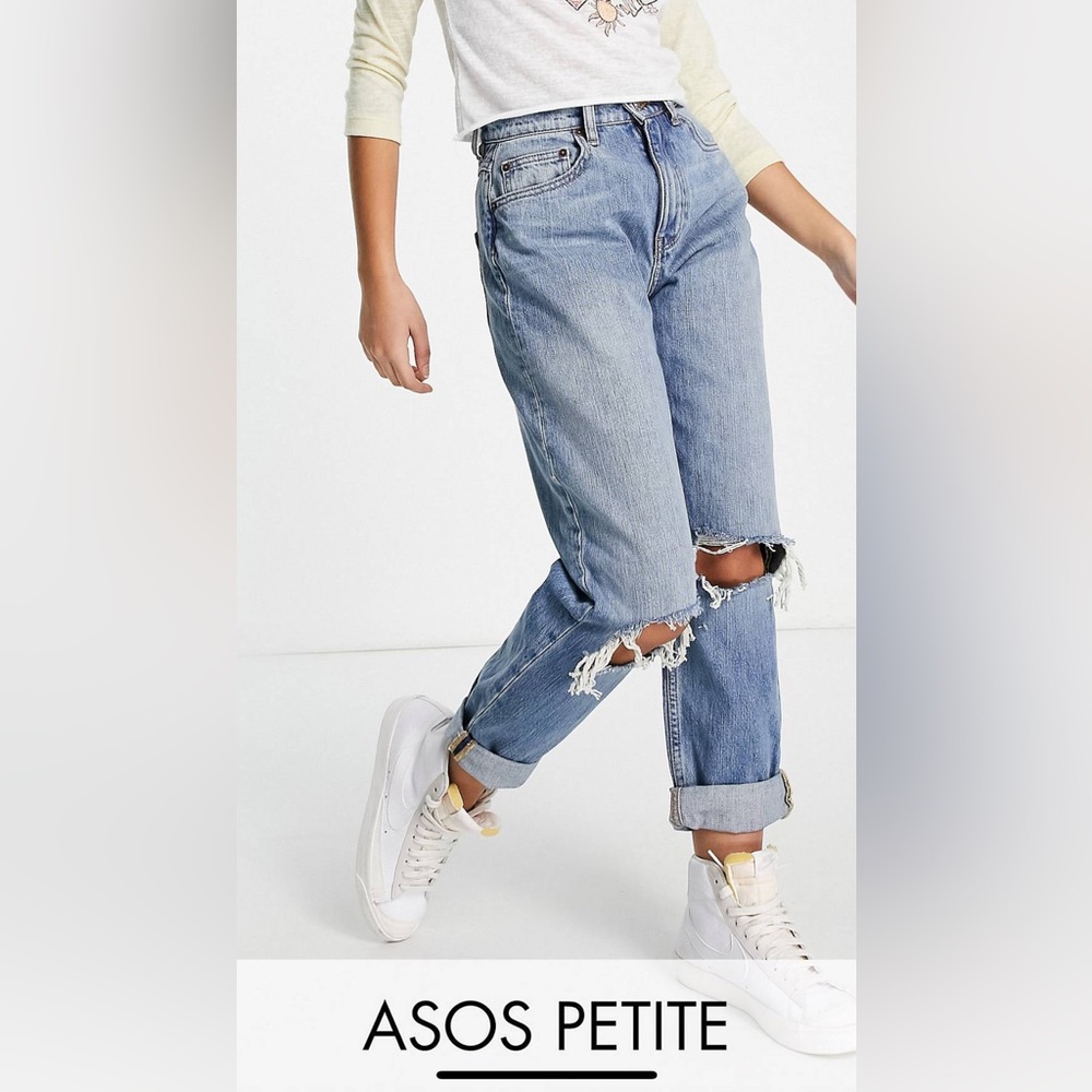 ASOS High Waist Slouchy Mom Jeans